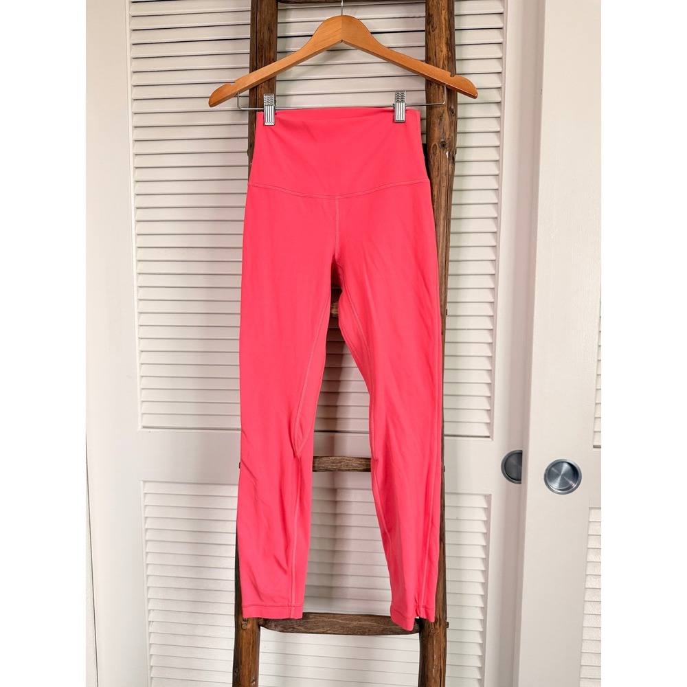Lululemon Align‎ Leggings Womens 4 Pink Excellent High Rise 25" Yoga Pants